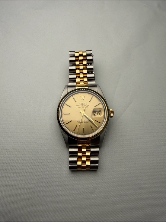 Rolex Other - Rolex Datejust 36mm 16013 Jubilee Two Tone 18k Gold Steel Champagne Dial 1978